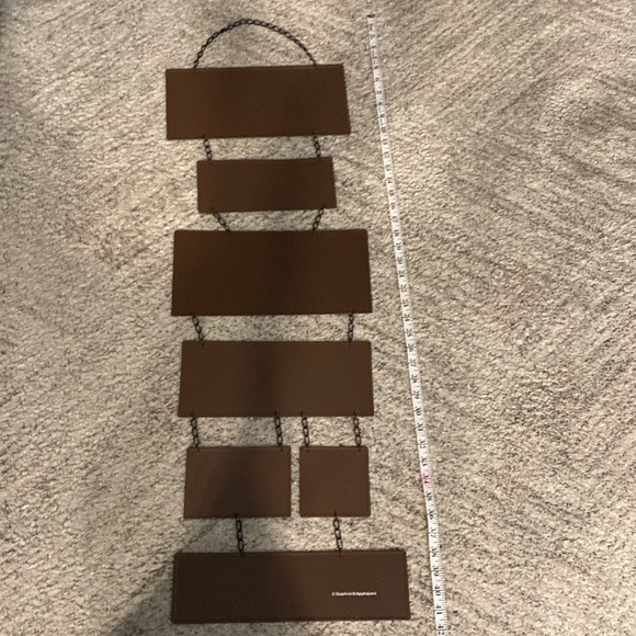 XL Metal Sign Wall Decor LIVE LIFE Anthropologie Crate & Barrel Pottery Barn 42” - Picture 6 of 12